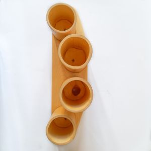 Bamboo Wooden Tooth Brush Organizer