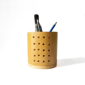 Bamboo Wooden Pen Holder