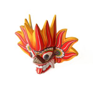 Ginidal Raksha (Fire Devil) Wooden Mask