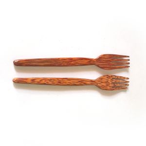 Pack of 6 Coconut Wooden Forks