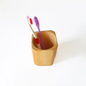 Bamboo Wooden Tooth Brush Holder