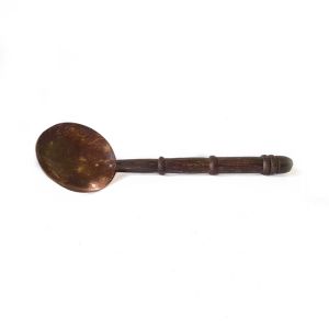 Handmade Coconut Shell Spoon with "kitul" wooden handle Kitchen tool