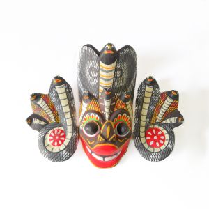 Naga Raksha Wooden Mask (Cobra Mask)