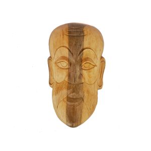 Sri Lankan Unique Unfinished Wooden Mask M08