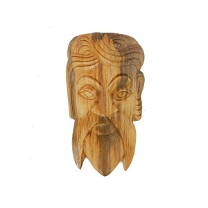 Sri Lankan Handcrafted Unfinished Wooden Mask M02