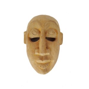 Sri Lankan Handcrafted Unfinished Wooden Mask M10