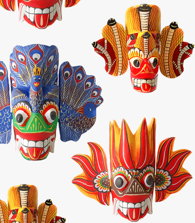 The Enchanting Allure of Sri Lankan Traditional Wooden Masks - iWenaZ 